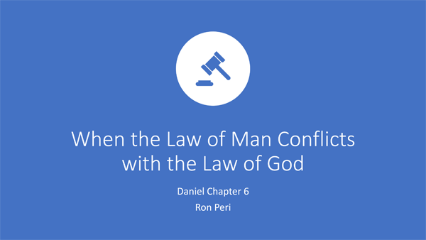 When the Law of Man Conflicts with the Law of God